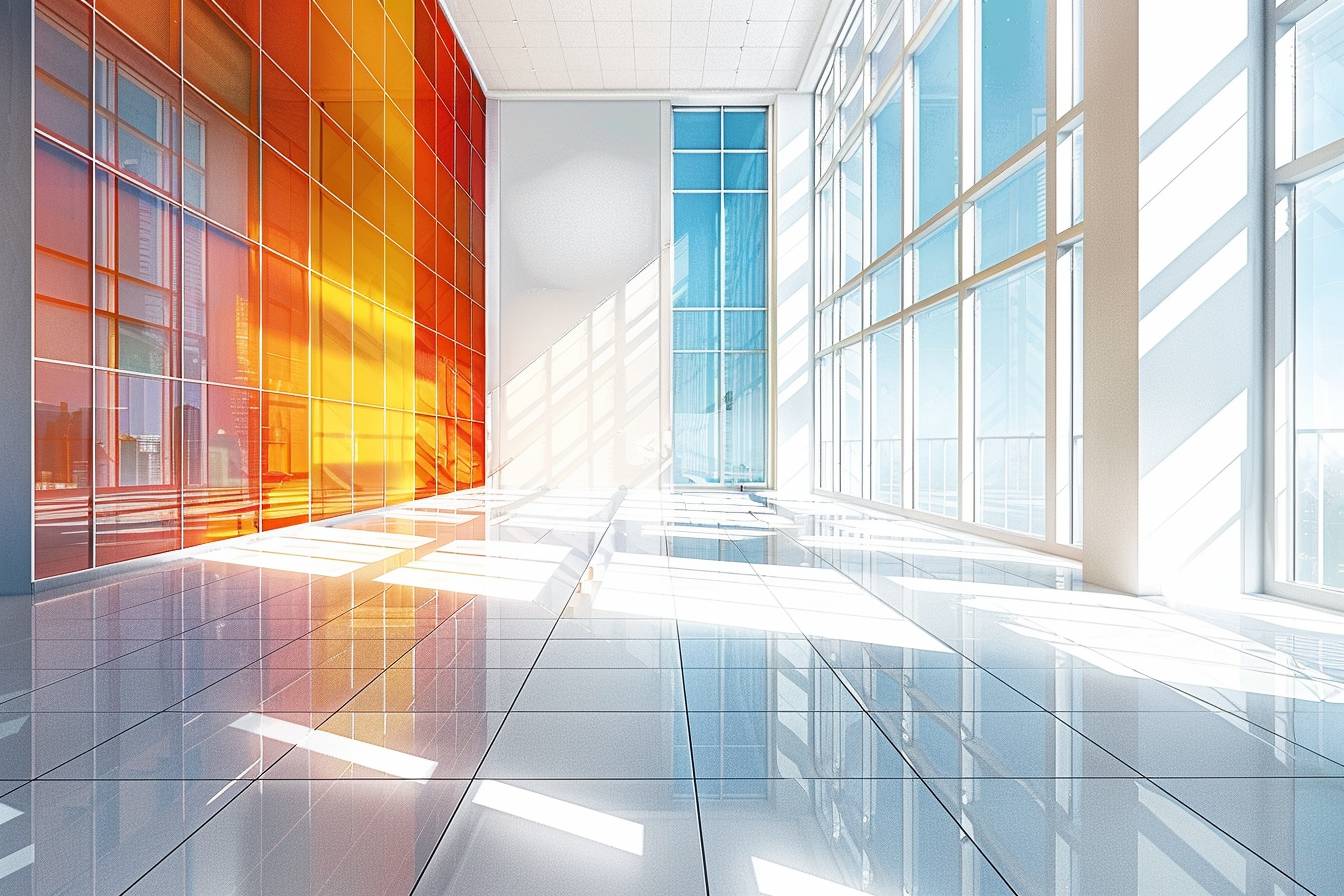 Harmonisation des couleurs de peinture dans un salon ouvert pour une maison moderne et accueillante